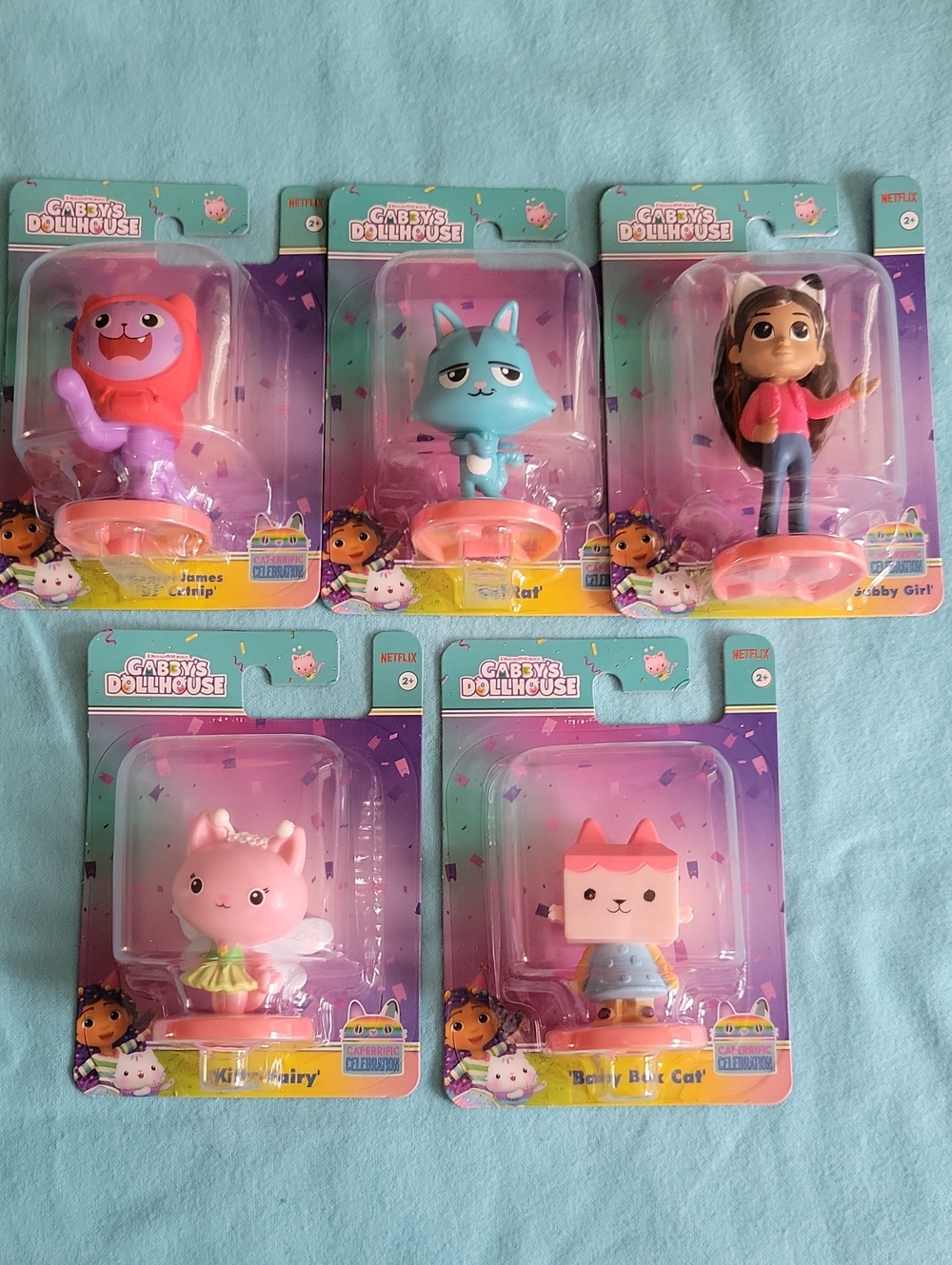 🆕️ Gabby's Dollhouse Vinyl Mini Figurines -  Set of 5